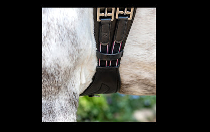 Fairhaven Double End Elastic Shaped Dressage Girth
